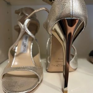 Jimmy Choo Silver Heels